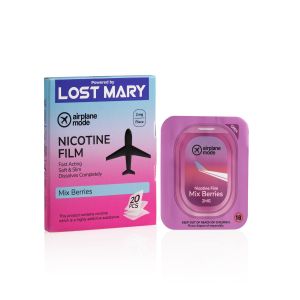 Lost Mary Airplane Mode Mix Berries Nicotine Film Strips & box